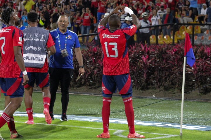 Francisco Chaverra anot&oacute; el segundo gol del Medell&iacute;n