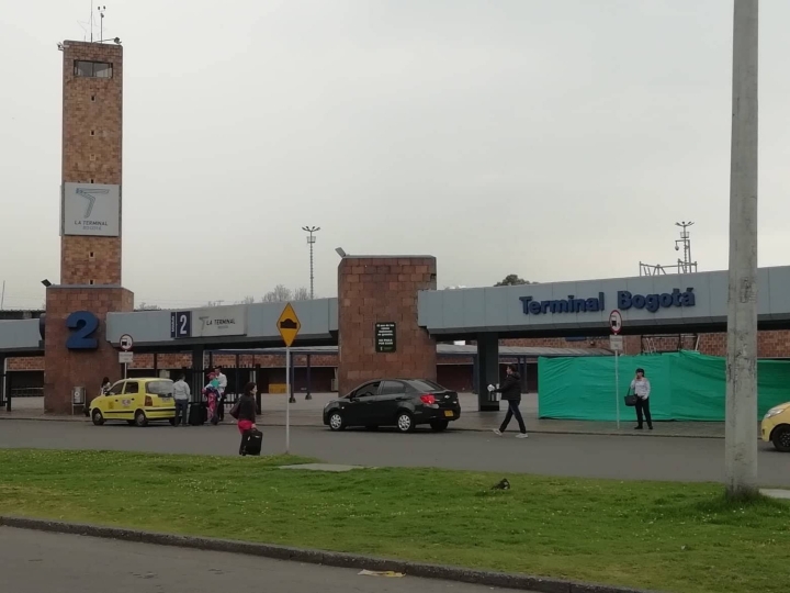 Terminal de Transportes de Bogotá, lugar de llegada y asentamiento de los venezolanos que llegan desde Cúcuta y diferentes ciudades del país.