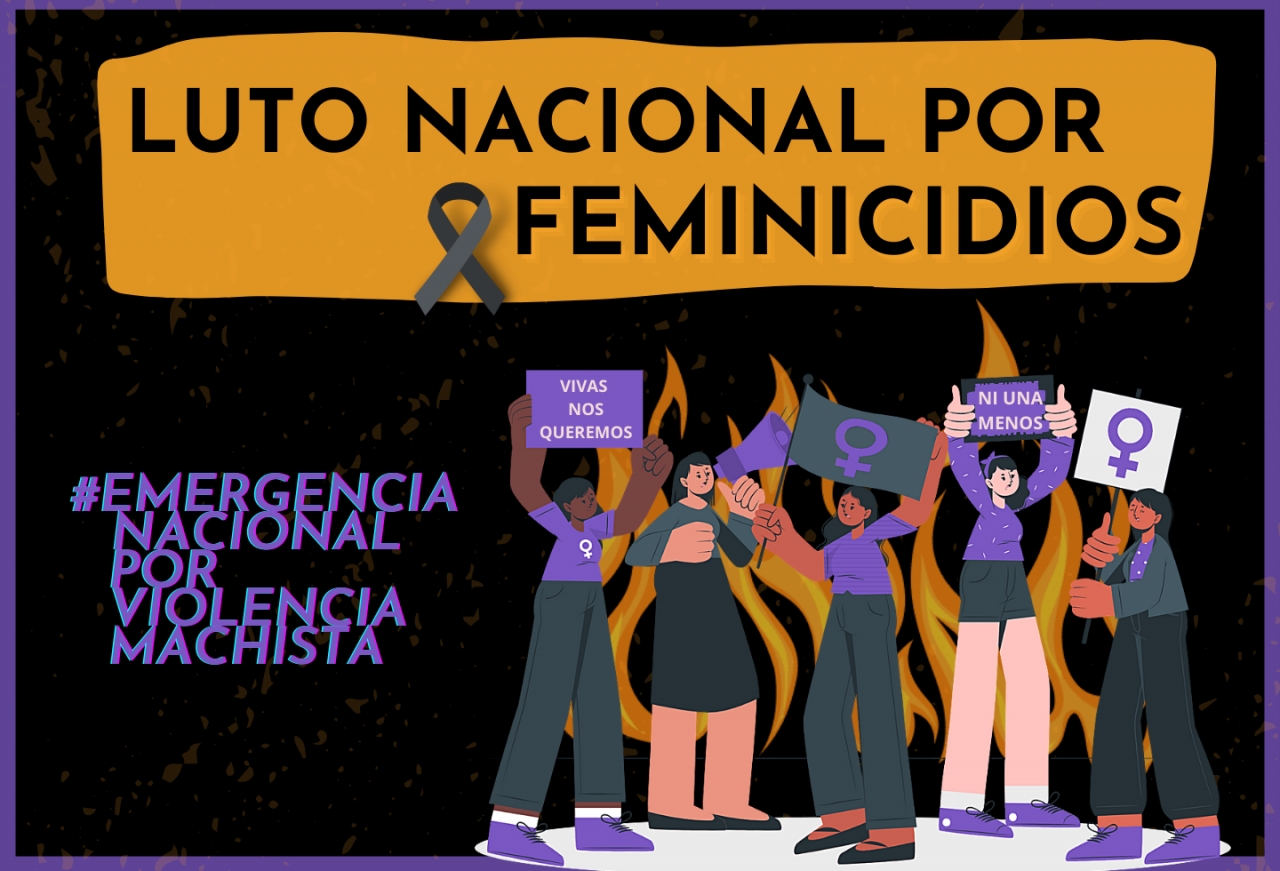 Colectivos de mujeres colombianas, en luto nacional por el aumento de feminicidios en pandemia