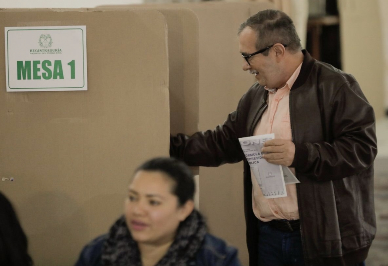 ‘Timochenko’ votó por primera vez en su vida