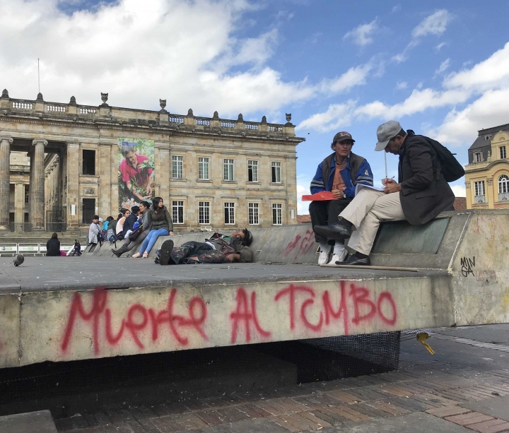 &iquest;C&oacute;mo qued&oacute; la Plaza de Bolivar despu&eacute;s del Paro Nacional?