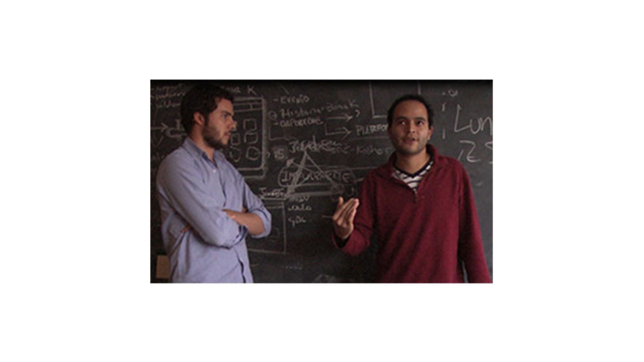 Sebastián Jaramillo y Hoovert Arredondo, creadores de la primera comunidad virtual que apoya a personas entre los 18 y 30 años en la búsqueda de trabajo.|||