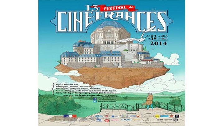 El afiche oficial fue creado por el ilustrador Juan D&iacute;az B. Est&aacute; inspirado  en el Gaumont  Palace, las salas de cine parisinas fundadas en 1.900.