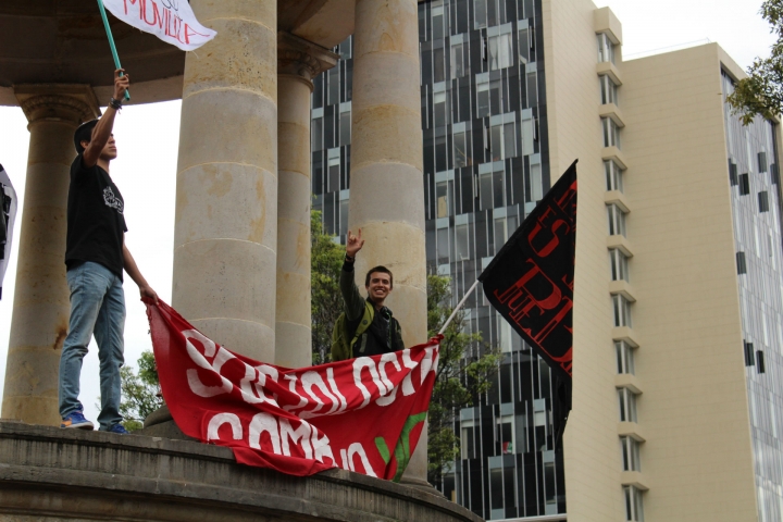 &iquest;C&oacute;mo fue la marcha de los estudiantes por altos cr&eacute;ditos del Icetex?