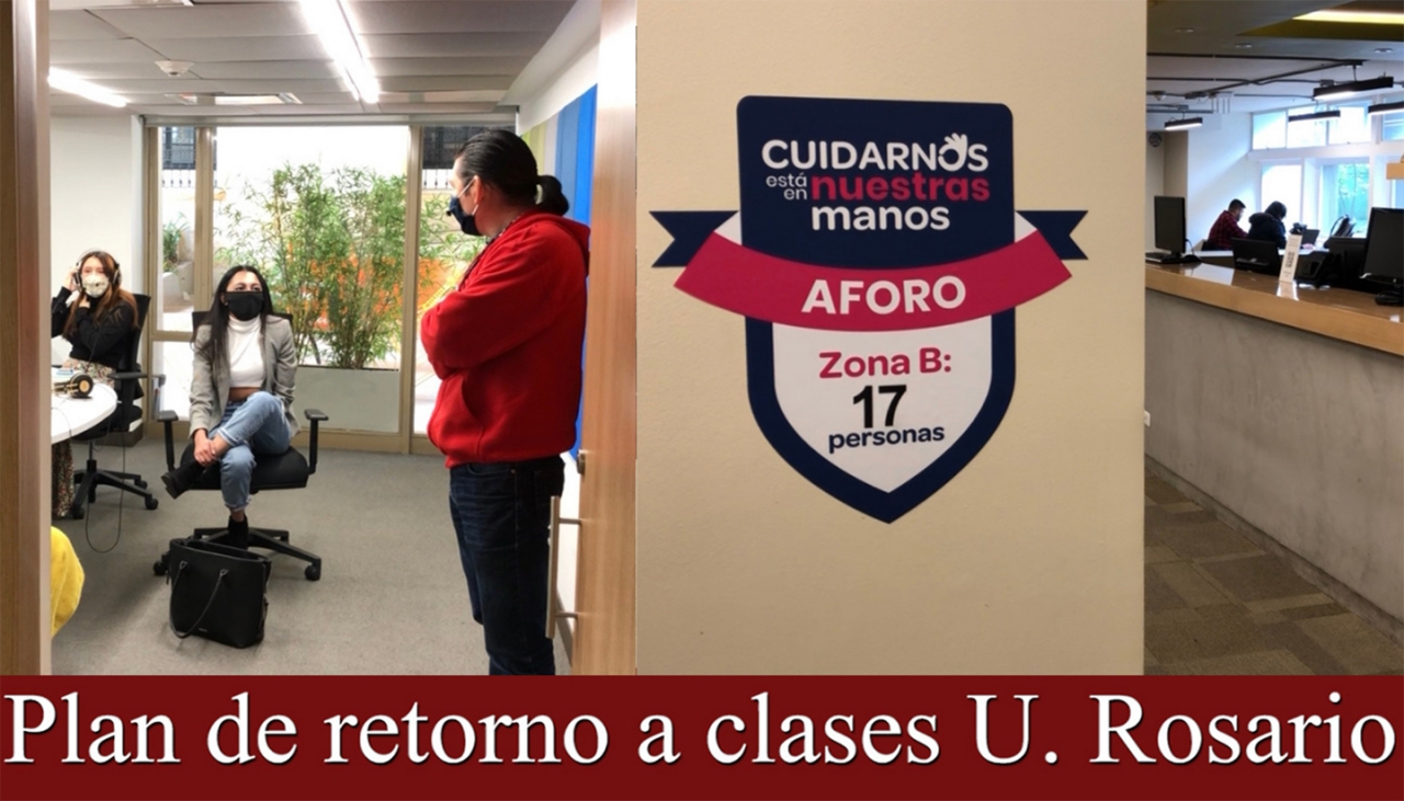 La vuelta a las clases presenciales en la Universidad del Rosario en 2021