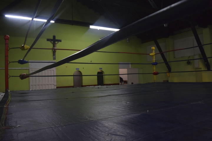 El ring de la Arena San Fernando