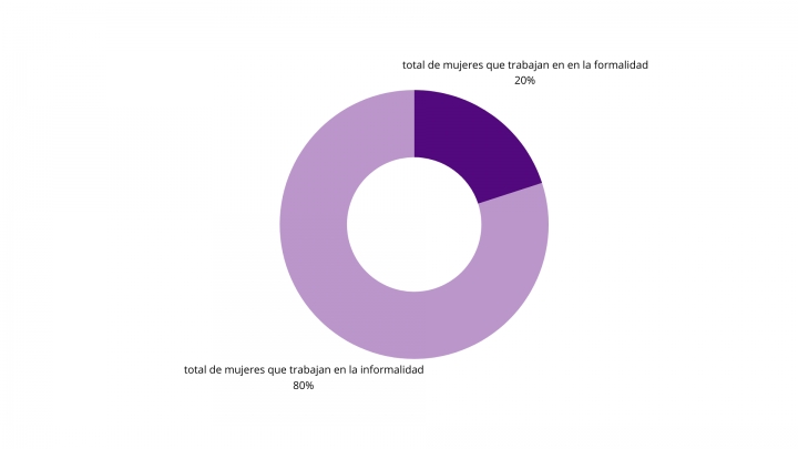 Gr&aacute;fica 1. &Iacute;ndice de trabajadoras dom&eacute;sticas en latam en la informalidad.