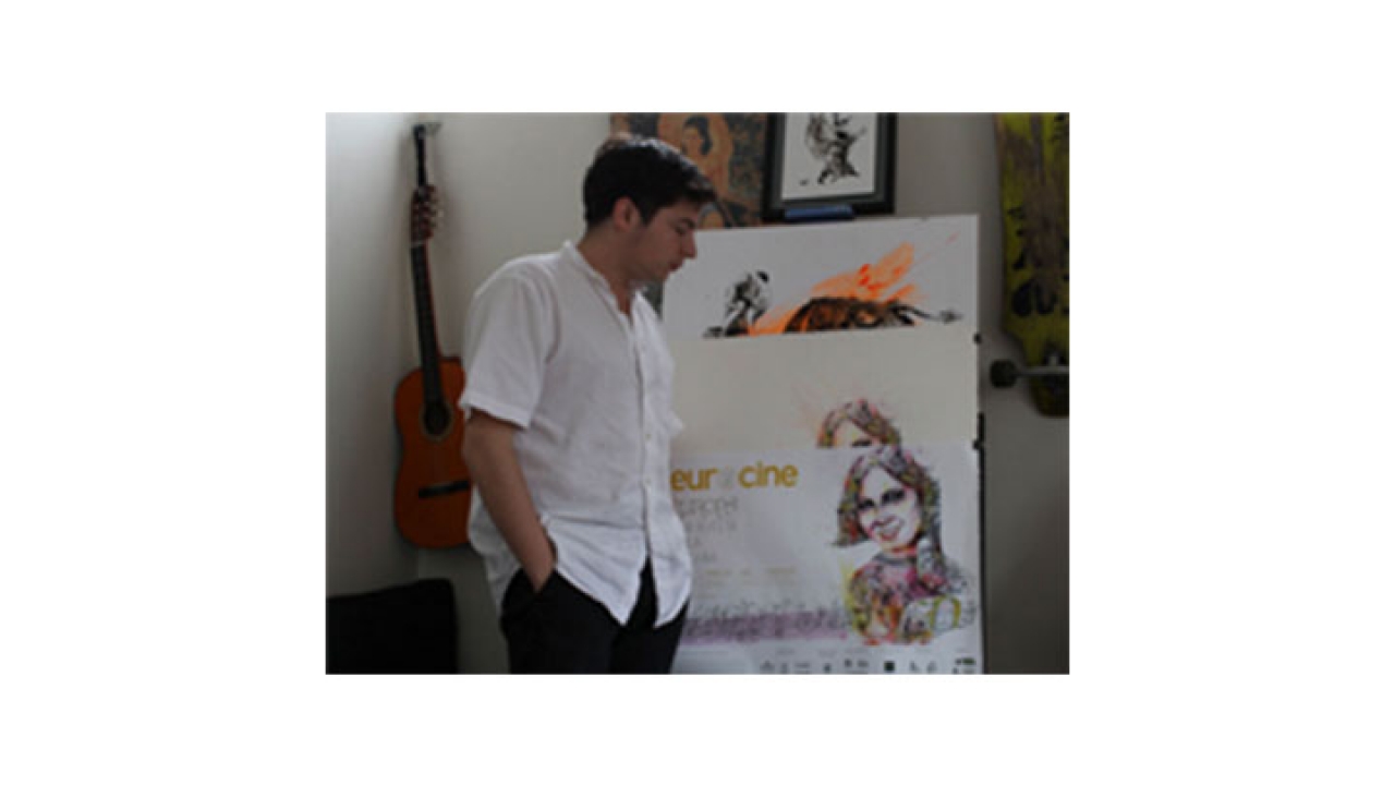 Santiago Ayerbe, el artista que le dio 'cara' a Eurocine este año