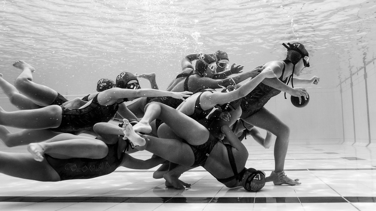 Selección Colombiana femenina sub 21 de rugby subacuático|||||