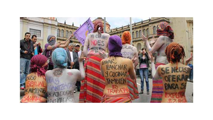 Las mujeres tambi&eacute;n marcharon