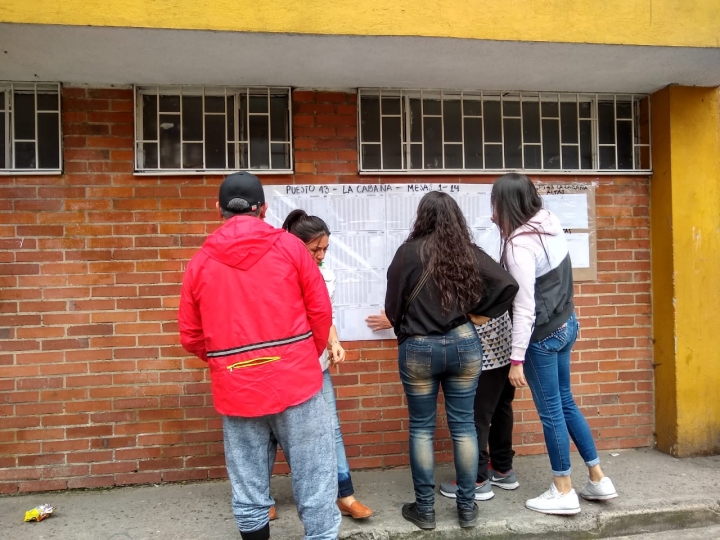 Ambiente electoral en la localidad de Engativ&aacute;