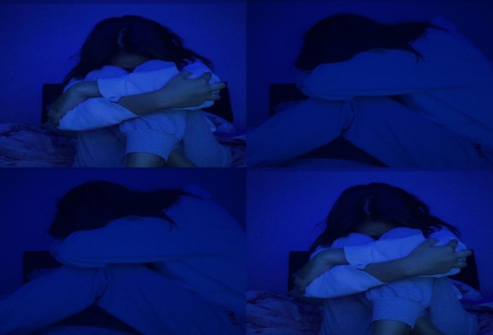 Azul en la cuarentena