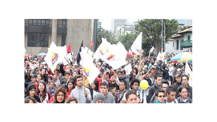 Bogot&aacute; se moviliz&oacute; el Primero de Mayo