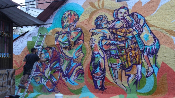 D&iacute;a 3 de jornada de muralismo