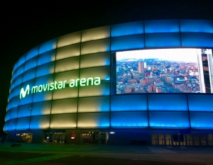 Deslumbramiento del Movistar Arena. Foto de Catalina Sanabria|||