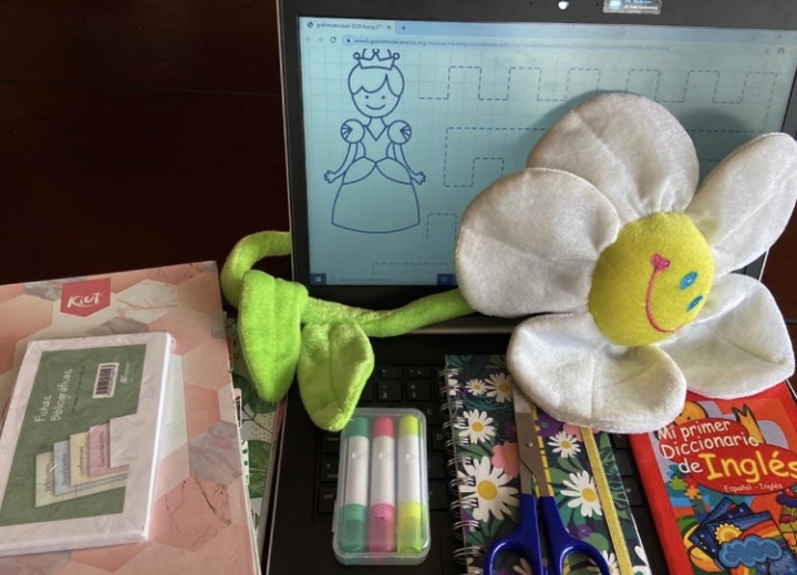 Educaci&oacute;n virtual en preescolar.