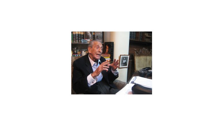 &Aacute;lvaro Casta&ntilde;o Castillo. director de la emisora H.J.C.K. y esposo de Gloria Valencia, quien falleci&oacute; el pasado 24 de marzo.