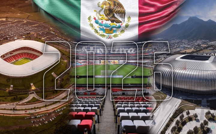 México tendrá 3 ciudades sede para el mundial 2026.