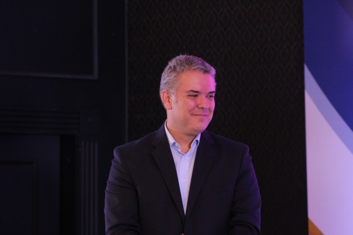 Iv&aacute;n Duque en el debate &lsquo;Candidatos presidenciales y el desaf&iacute;o de la relaci&oacute;n con Venezuela&rsquo; organizado por El Tiempo, Universidad del Rosario y la Fundaci&oacute;n Konrad.