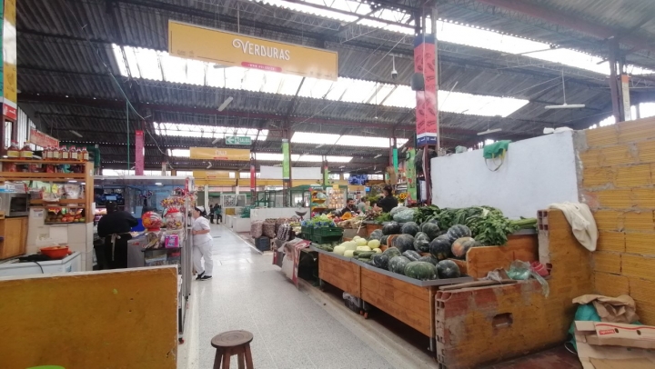 Plaza de mercado de Trinidad Gal&aacute;n