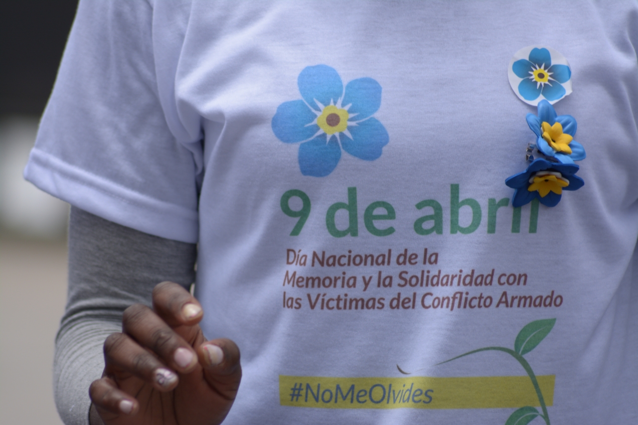 Las fotos de la conmemoración del 9 de abril en el Centro de Bogotá