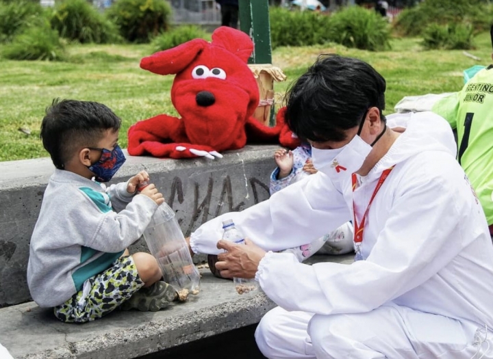 Jornada de acompa&ntilde;amiento de la estrategia m&oacute;vil 'Por la Ni&ntilde;ez' en las calles capitalinas