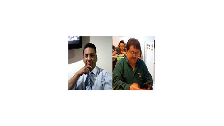Reynel Corredor de Uber y Hel&iacute; Barrantes de Taxis Libres.