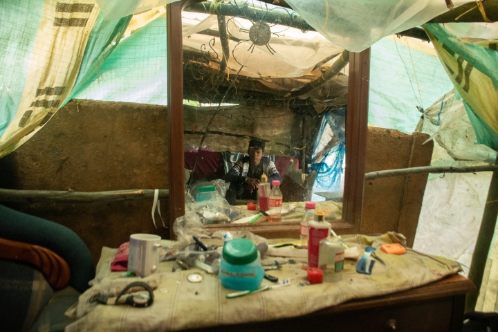 Asentamiento venezolano en un humedal de Bogot&aacute;