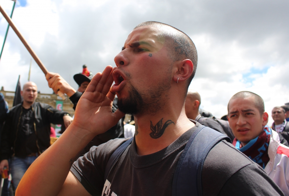 La pacífica marcha de los skinheads en el Día del Trabajo