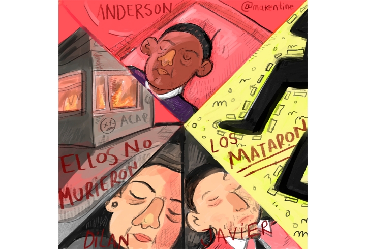 In Memoriam, rechazamos la violencia del Estado contra los j&oacute;venes colombianos