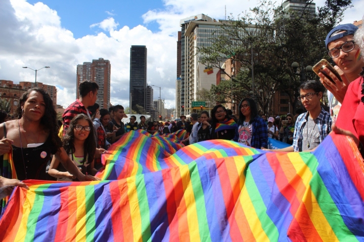 Marcha 'Bogot&aacute; Libre de Homofobia'