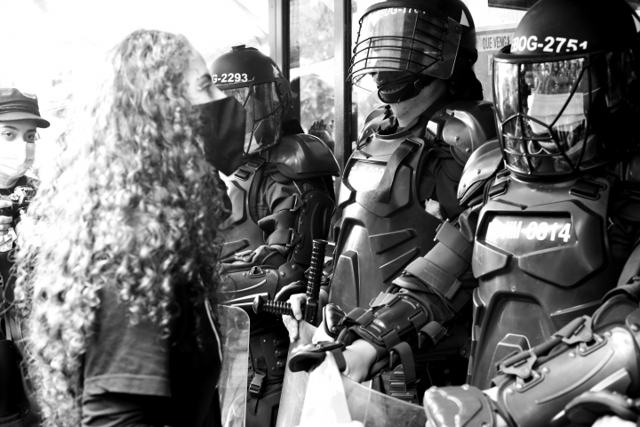 Plant&oacute;n del 15M en Bogot&aacute;