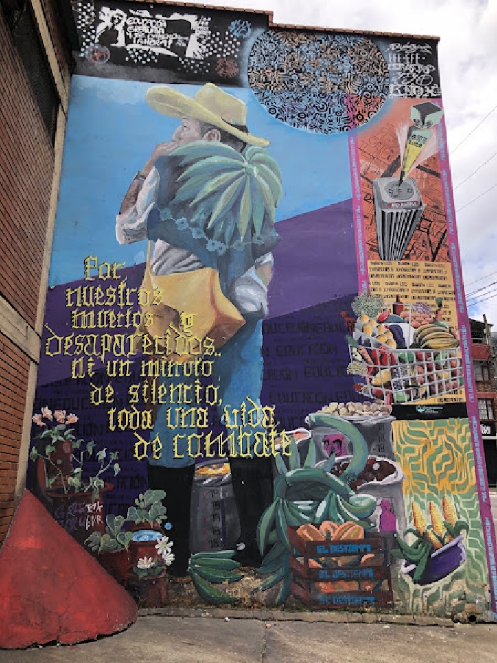 Grafiti cerca de la Universidad de los Andes