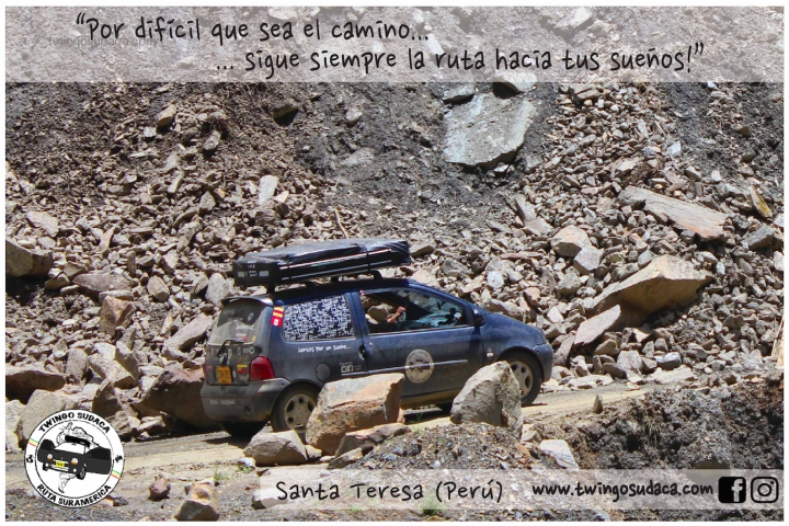 En Twingo, pareja viajera, por Latinoam&eacute;rica