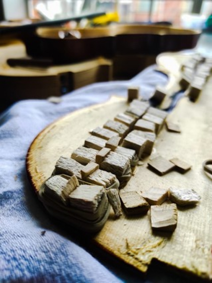 Viol&iacute;n participante de concurso de la Fundaci&oacute;n Salvi.