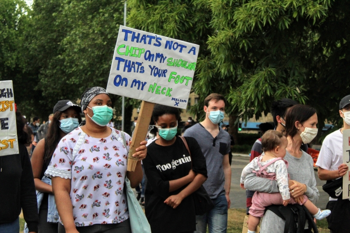 #BlackLivesMatter: Fotogaler&iacute;a de las marchas contra el racismo en Bristol