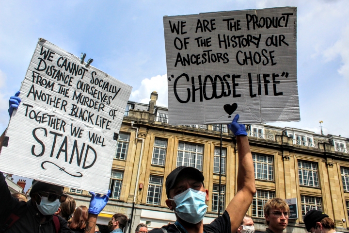 #BlackLivesMatter: Fotogalería de las marchas contra el racismo en Bristol