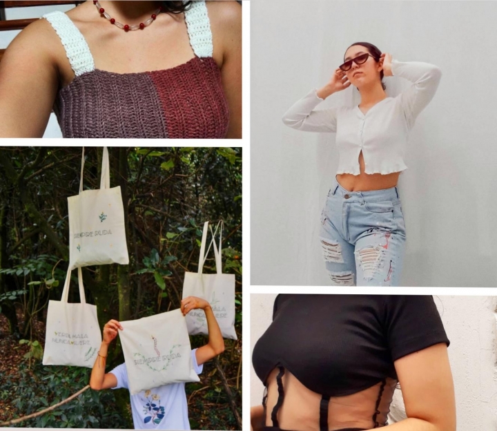 Productos hechos por Yah y Taller diatriba, disponibles en sus p&aacute;ginas de Instagram.