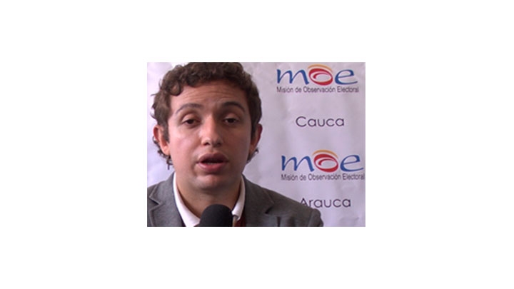 Felipe Jim&eacute;mez, Coordinador del observatorio de democracia.