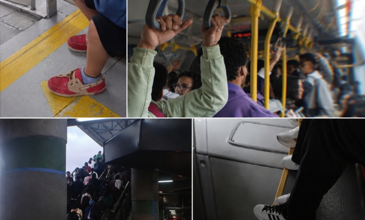 Collage de TransMilenio.