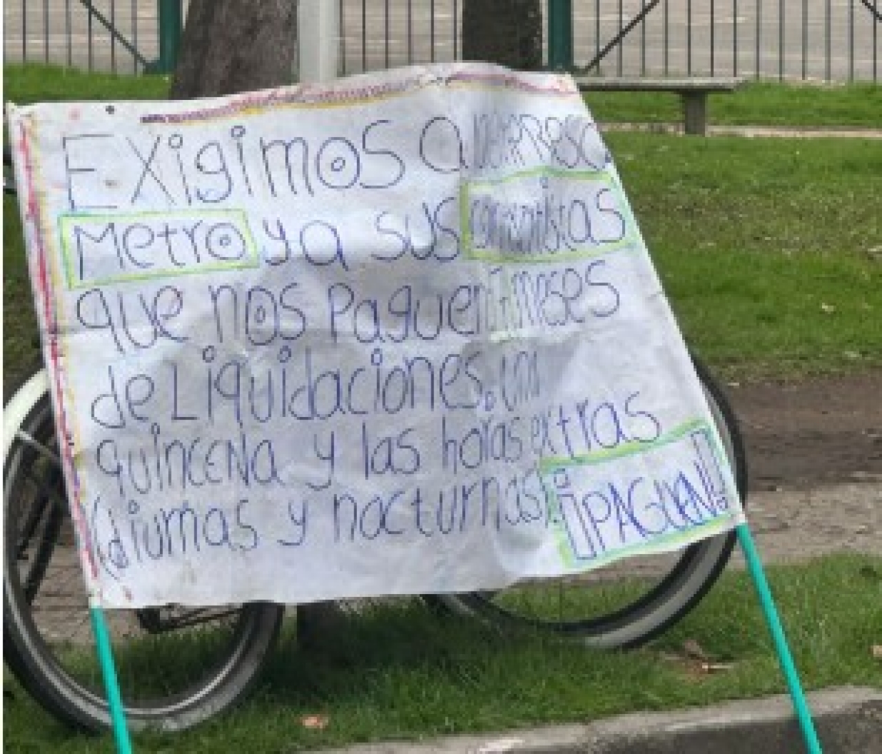 Tanto empresas como trabajadores se han manifestado ante los retrasos en los pagos|Los ejecutores de las obras de la Avenida Villavicencio, al Suroccidente de la ciudad, denuncias 6 meses de atrasos en sus pagos.|Así se distribuyen los recursos del Metro de Bogotá|||