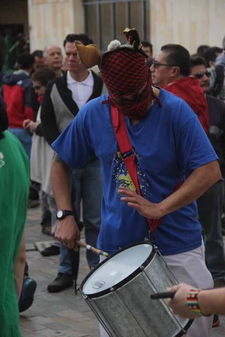 Así se vivió la marcha por el Día Internacional del Trabajo en Bogotá