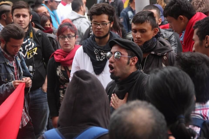 Así se vivió la marcha por el Día Internacional del Trabajo en Bogotá