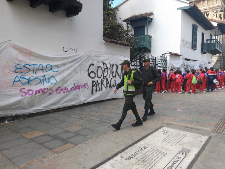 Una de las razones de protestas en el Paro Nacional fue la educación. Estudiantes reclaman por calidad y dignas oportunidades de acceso.