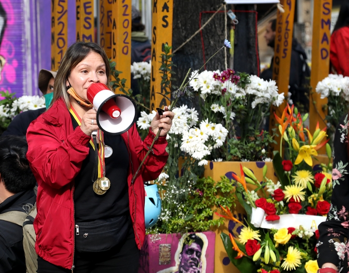 Alejandra Medina, madre de Dilan Cruz