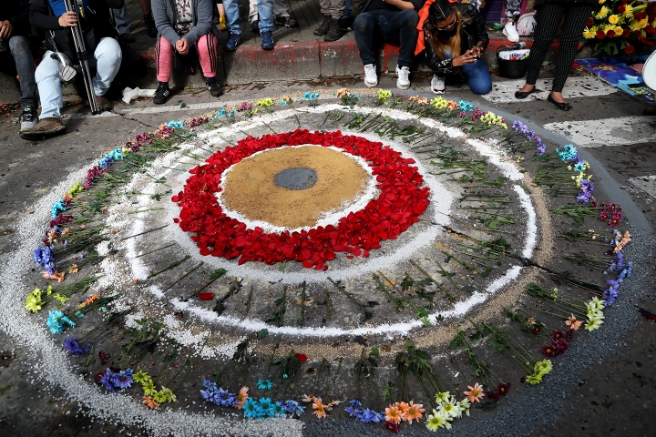 Mandala en la calle 19