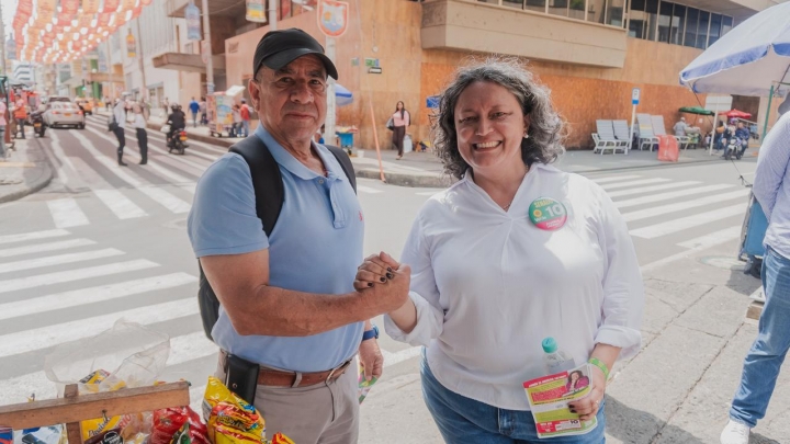 Ang&eacute;lica Lozano en campa&ntilde;a