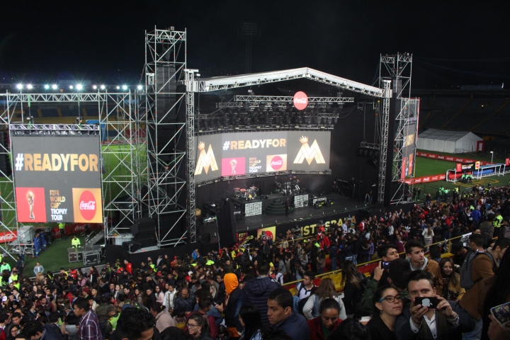 Maluma y Trezeguet despiden la Copa del Mundo en Bogotá