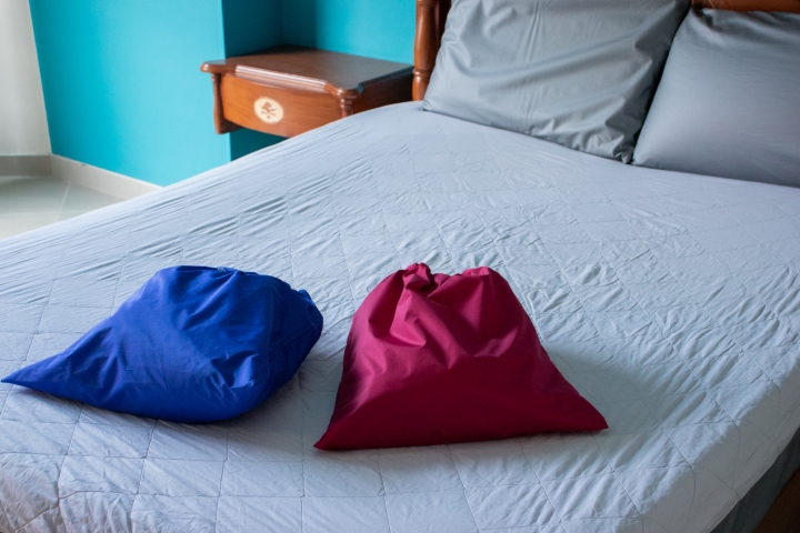 Tulas y bolsas ser&aacute;n utilizadas para proteger las sabanas y toallas.