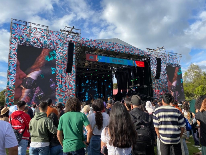 Presentaci&oacute;n de Rita Pay&eacute;s durante Jazz al parque